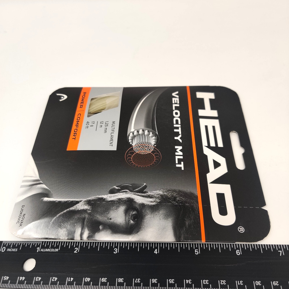 Head Velocity MLT Tennis Racket Strings 1.25mm 17g Natural 40' Set Multifilament - Picture 9 of 9
